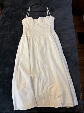 White Dress Almond Muse